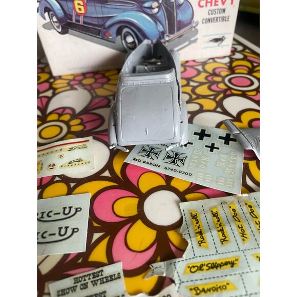 Palmer 1:32 '37 Chevy Custom Convertible Vintage Model Car Kit 252 39 - Picture 15 of 16